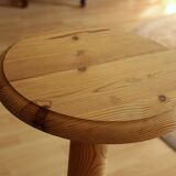 High wooden plant stand - handmade in the 80s - Vintage