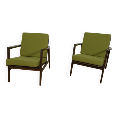 Ensemble de fauteuils modèle 300-139 de la fabrique de meubles Swarzędz, années 1960