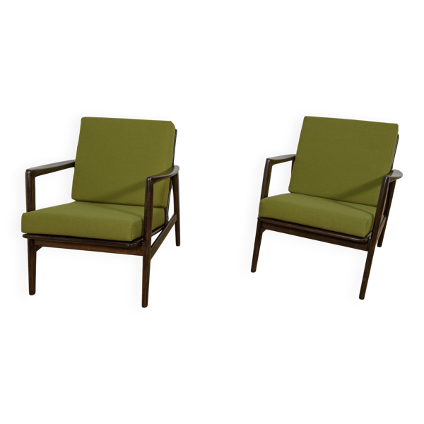 Ensemble de fauteuils modèle 300-139 de la fabrique de meubles Swarzędz, années 1960