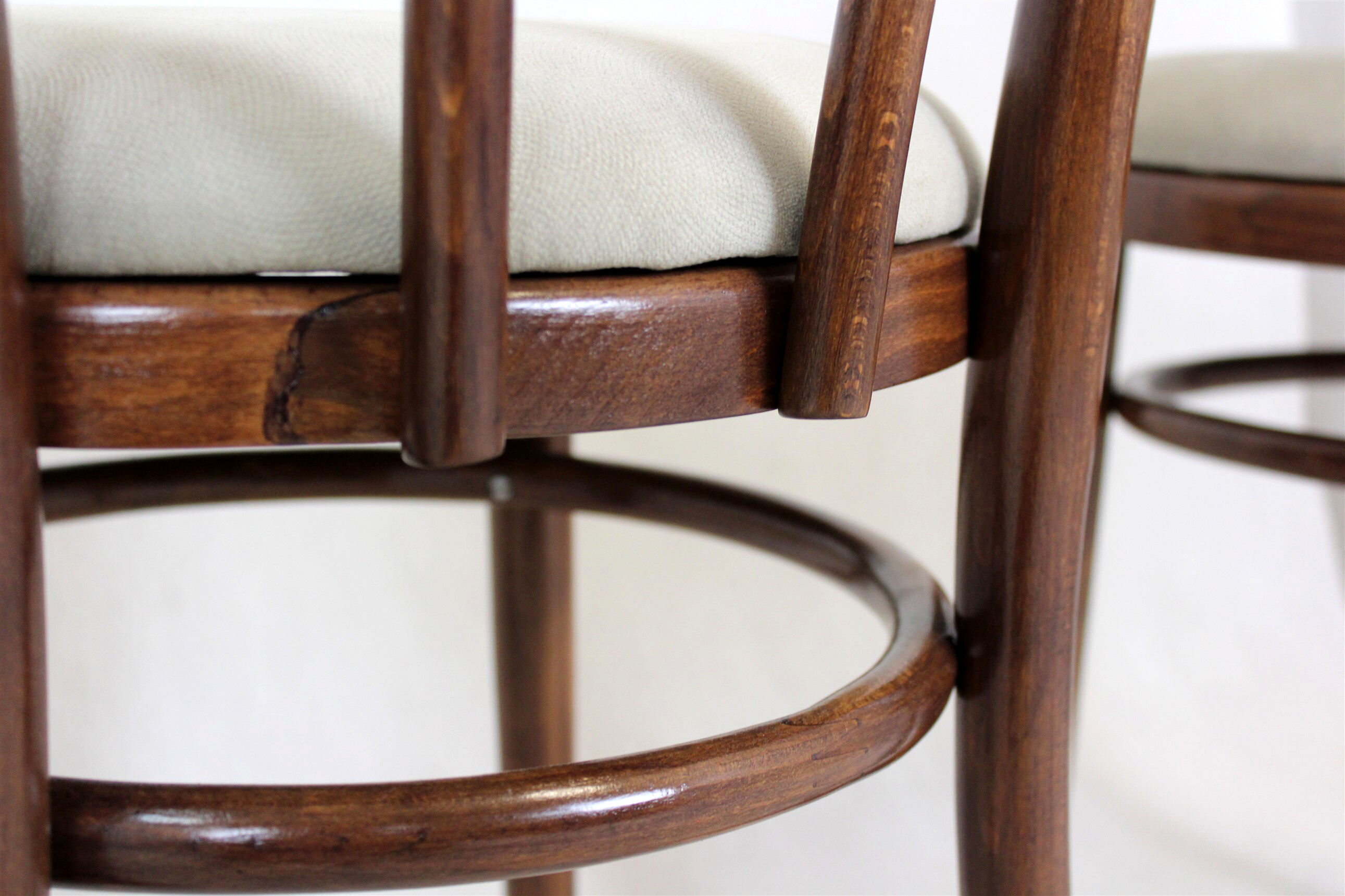 Chaises bentwood restaurées, années 1950, ensemble de 4