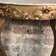 Louis XV style console in carved wood with marble top