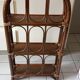 Vintage rattan shelf