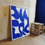 Majorelle blue painting