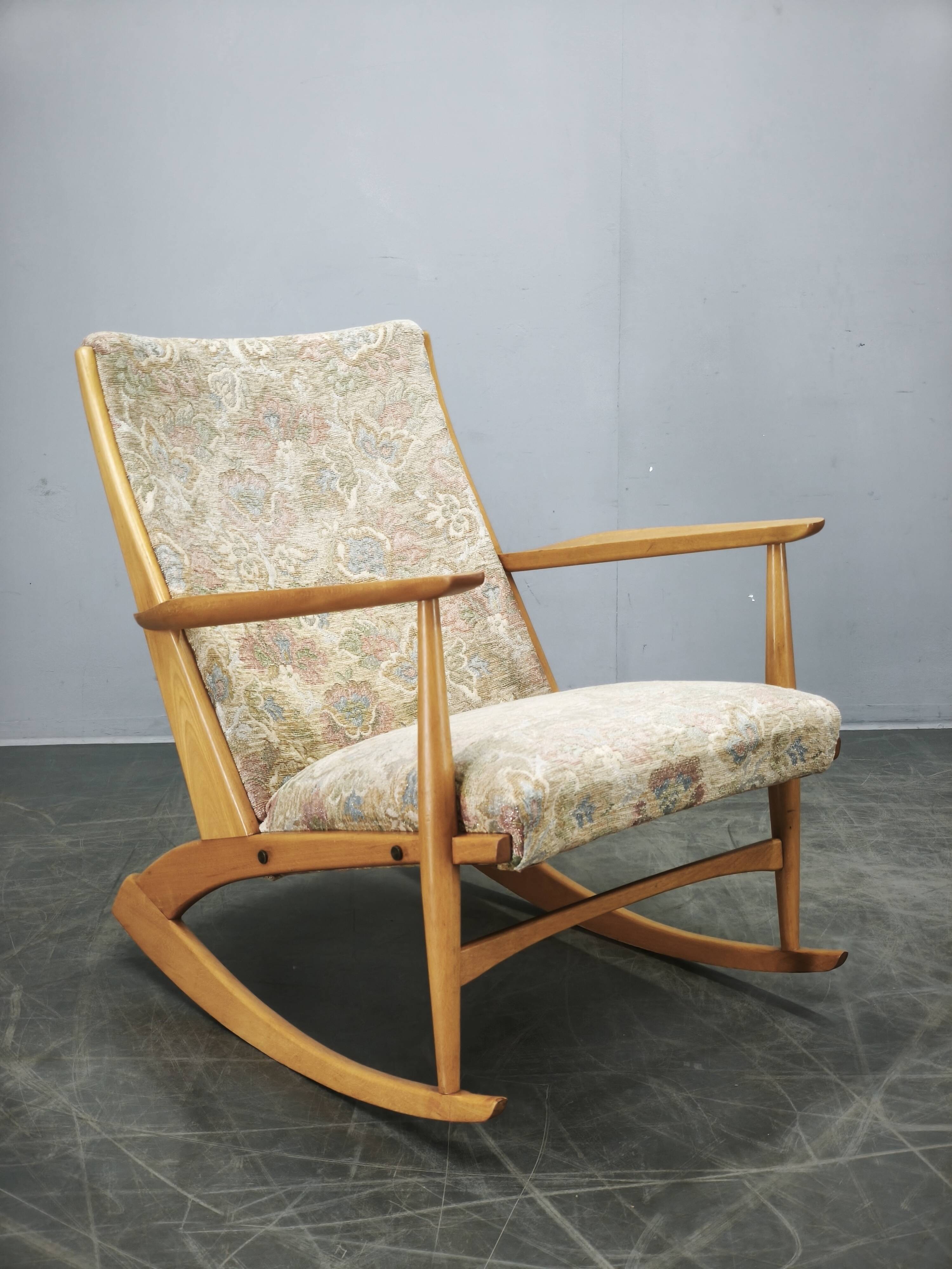 Boomerang Rocking Chair by Holger Georg Jensen, Denmark, 1960s