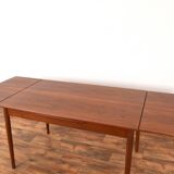 Mid-Century Danish Teak Extendable Dining Table, 1960s.
