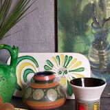 Duo of vases, vintage Scandinavian ceramics