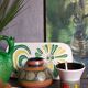 Duo of vases, vintage Scandinavian ceramics
