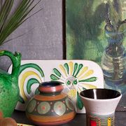 Duo of vases, vintage Scandinavian ceramics