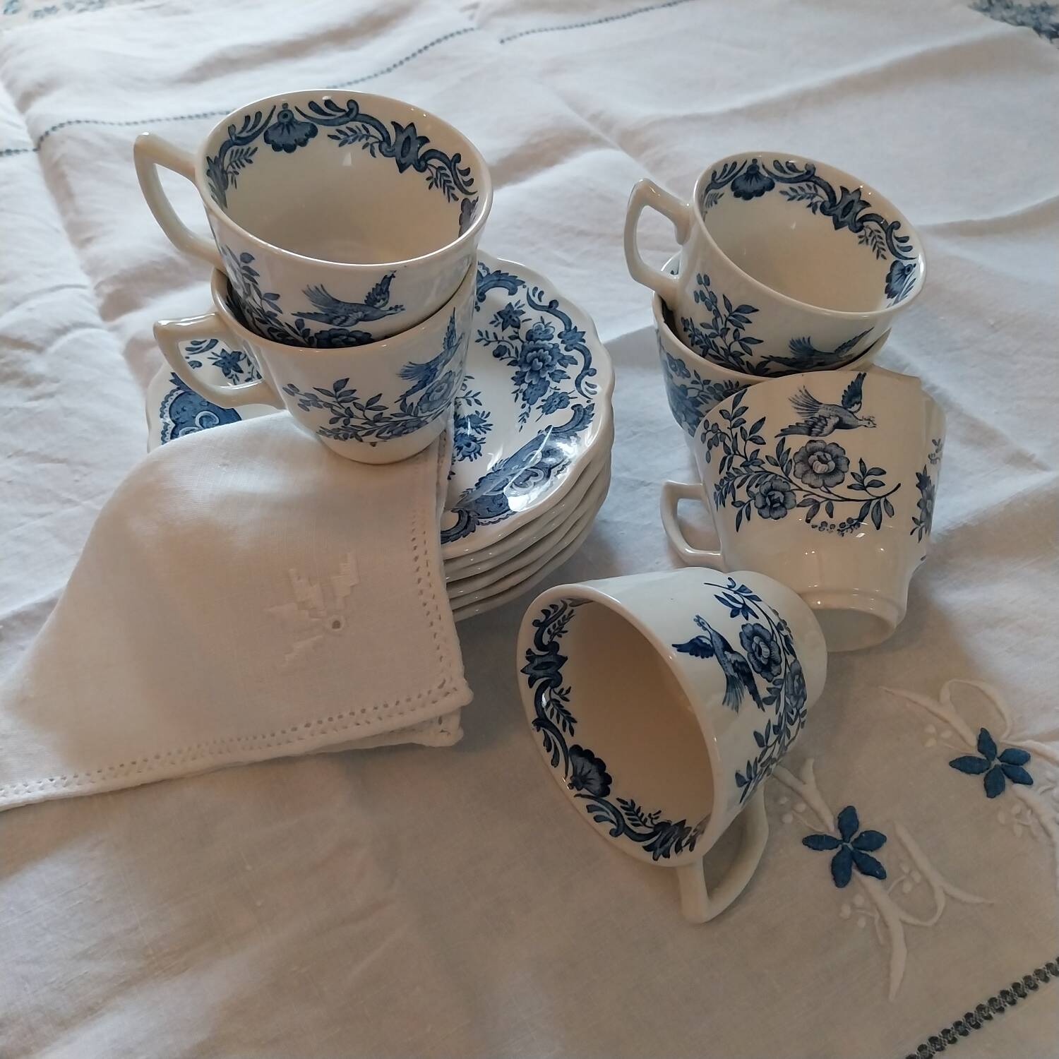 Ridgway English Cups and Saucers