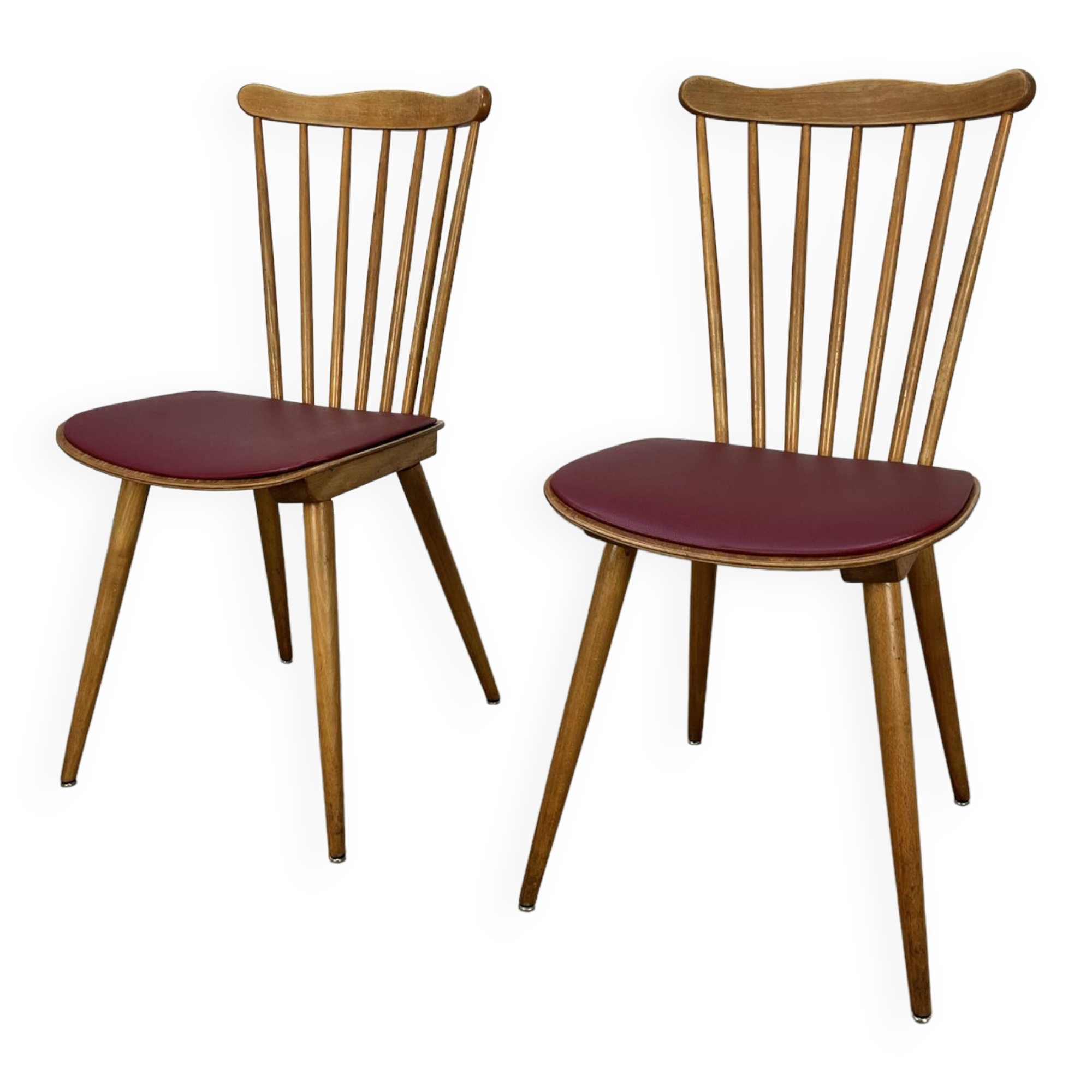 Pair of Baumann Menuet chairs from the 60s