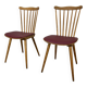 Pair of Baumann Menuet chairs from the 60s