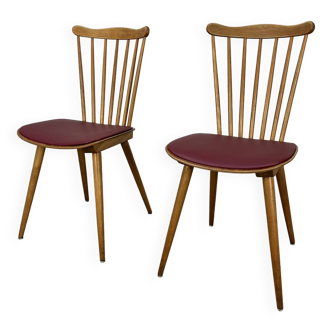 Pair of Baumann Menuet chairs from the 60s