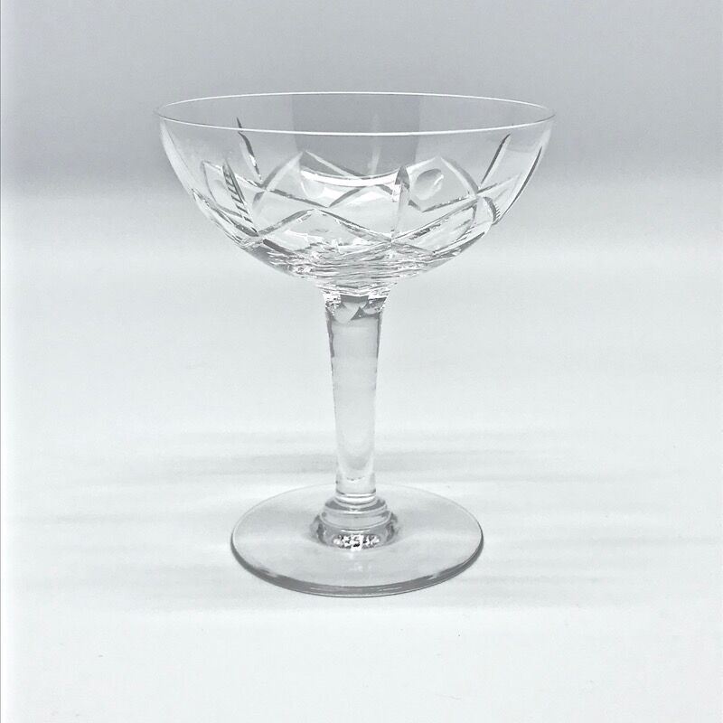 Crystal champagne glass