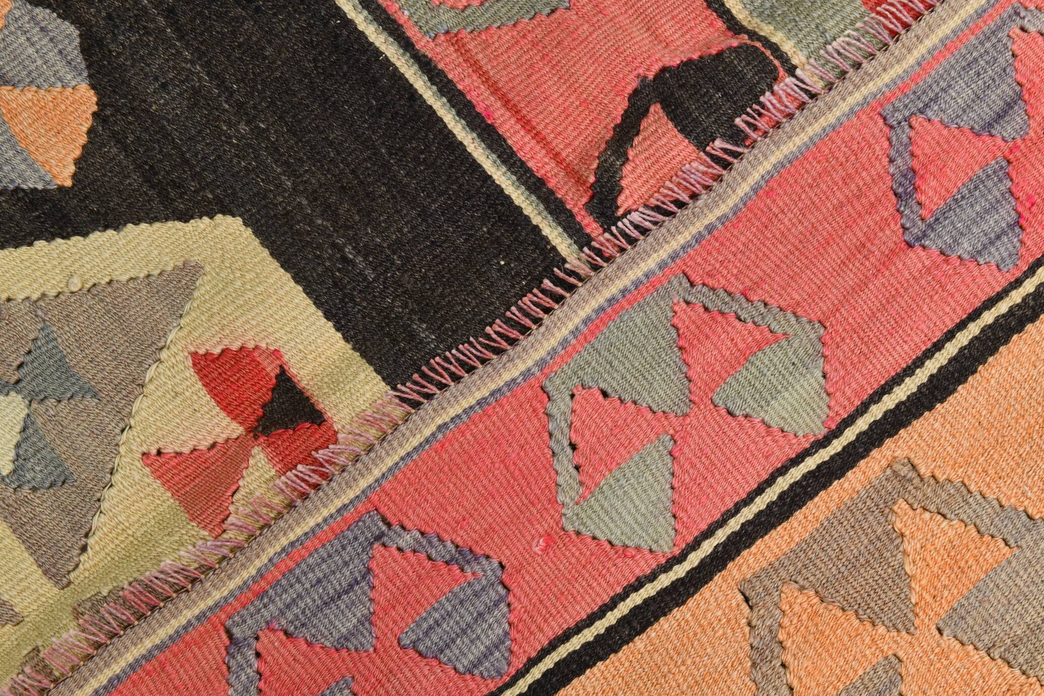 5x8 Geometric Tribal Handmade Kilim Rug, 168x235Cm