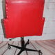 Office chair with wheels vintage skai design 1950