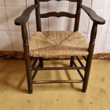 Armchair style Provencal straw countryside
