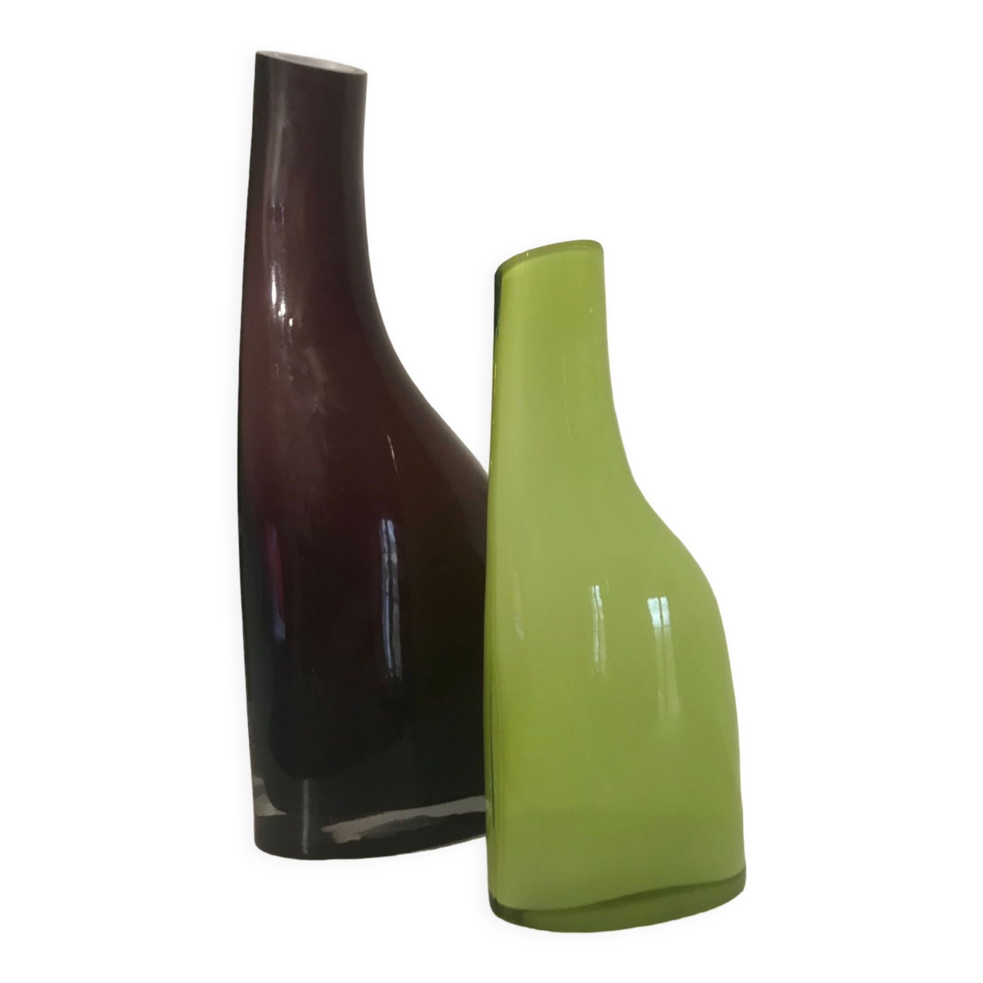 Ikea vintage design set of two Okkso vases