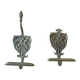 Patère en laiton
