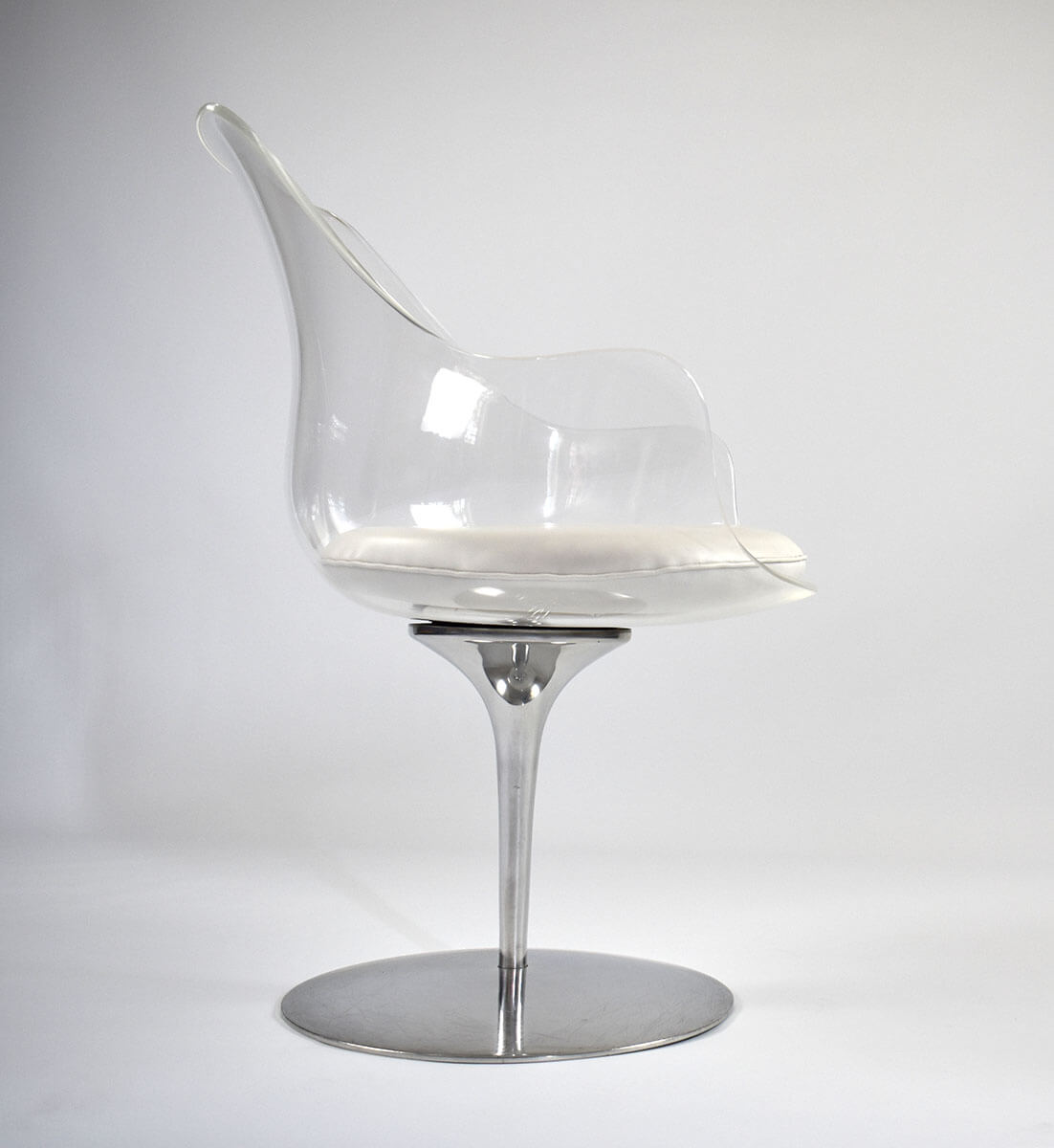 Champagne Chair par Erwin et Estelle Laverne pour Formes Nouvelles années 1960