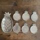 Set of pineapple coasters Silea silver-plated, 1970s