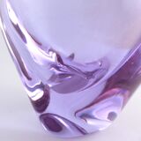 Vase drop in crystal of Bohemia 1950 60
