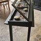 Antique display cabinet on legs