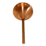 Lustre en cuivre et verre soufflé à la main par Ott International