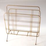 Porte revue métal doré