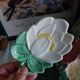 Old slipware flower-shaped bowls