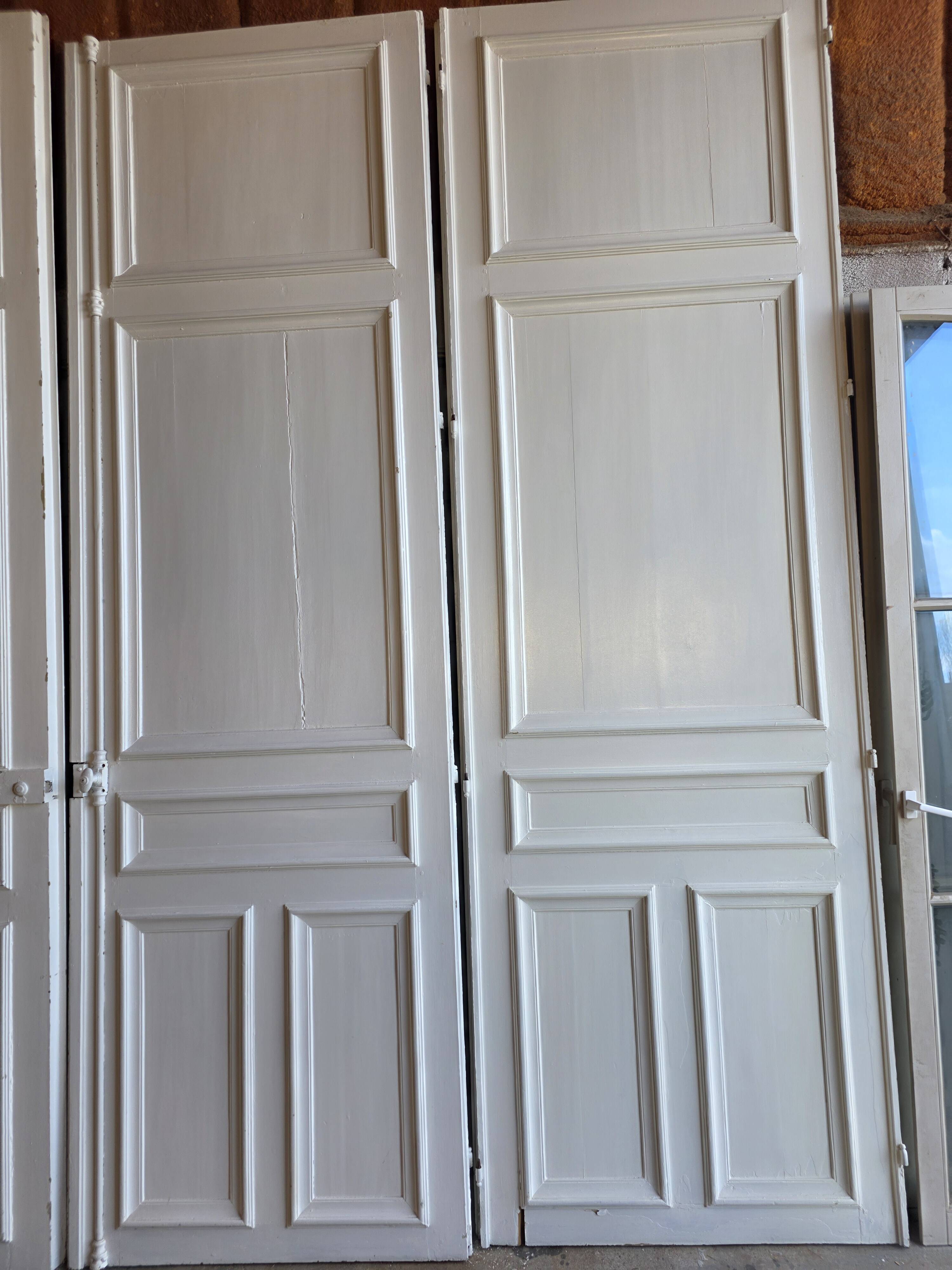 4 partition doors, 19th century.