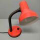 Elite - industrial style desk lamp - red lacquered metal - netherlands - 90's