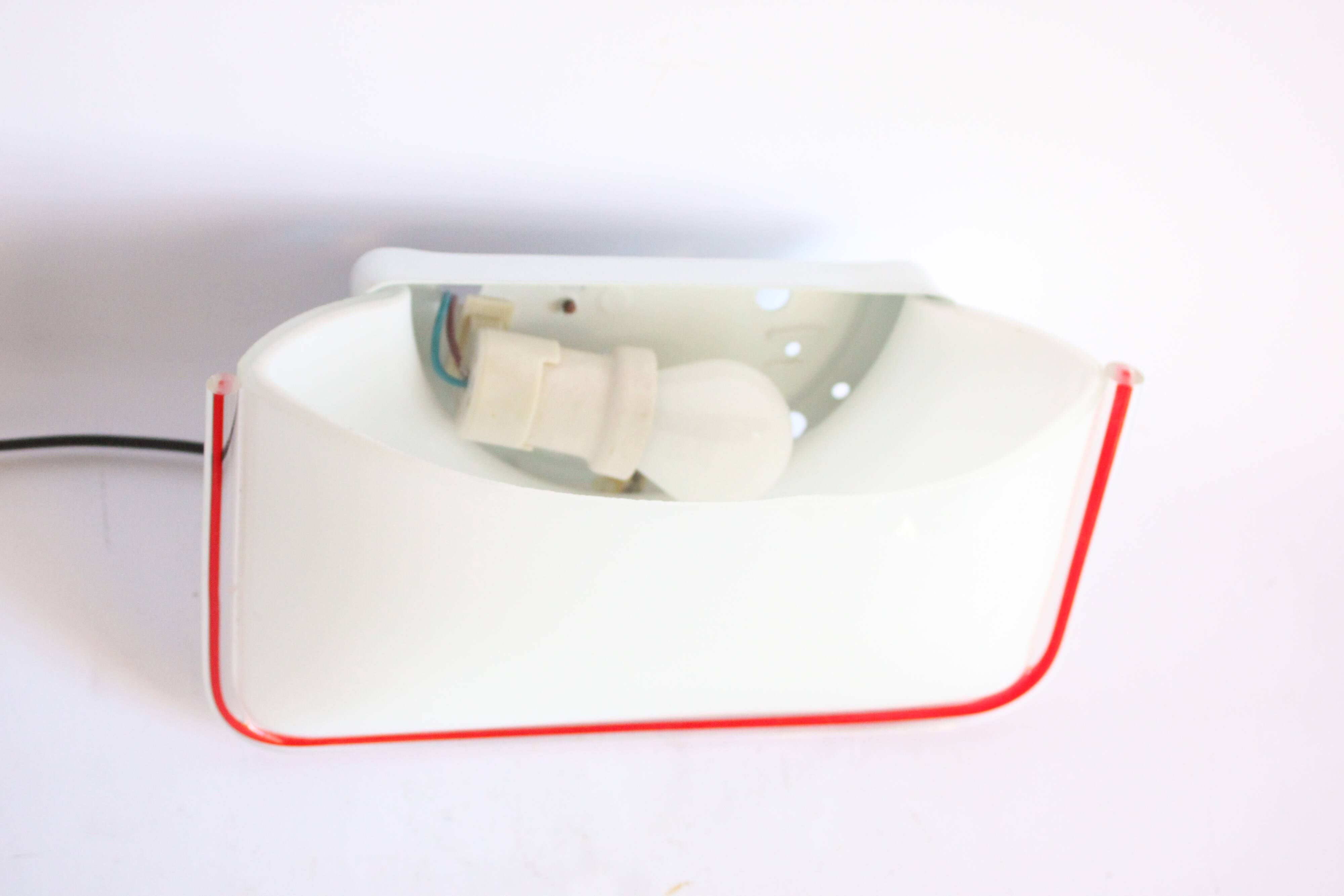 Murano Glass Wall Lamp Renato Toso, Leucos, Italy