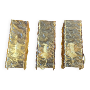 3 appliques en résine - couleur