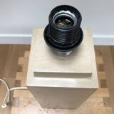 Vintage travertine lamp