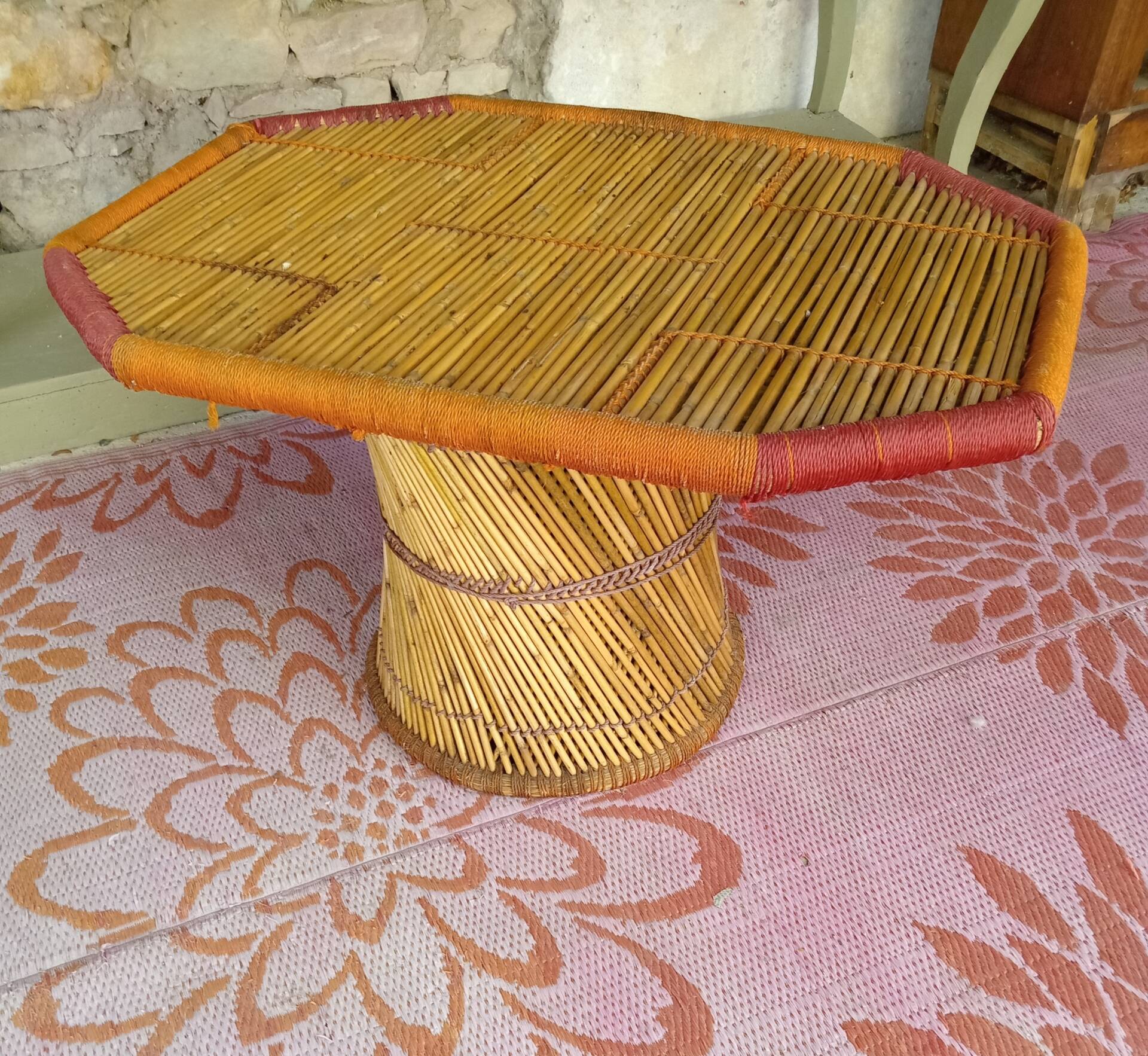 Bamboo coffee table