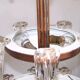 Art Deco chandelier signed Ezan, France