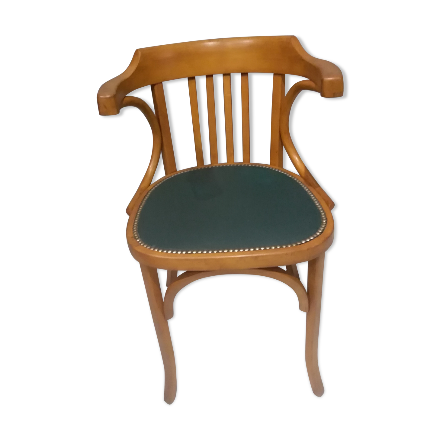 Fauteuil de bistrot Baumann vintage année 1960