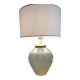 Pair of polished glass art deco lamp