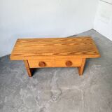 Meuble d’appoint bas style Perriand