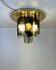 Murano & Brass Ceiling Lamp by J.T. Kalmar, Austria, 1960s