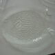 Paire d’assiettes plates forme poisson en verre