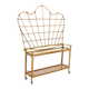 Scandinavian indoor planter in rattan, Sweden, 1960