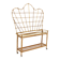 Scandinavian indoor planter in rattan, Sweden, 1960