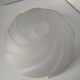 Suspension abat jour en verre opaline