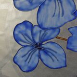 Glass ceiling light signed Aurys