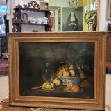 Oil on canvas "fruits"