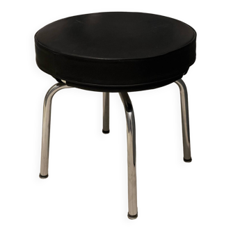 Tabouret Design chromé cuir