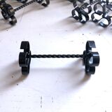 Box of 12 vintage twisted wrought iron knife or cutlery holders