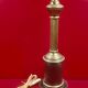 Large vintage brass and marble lamp base 41 cm socket height