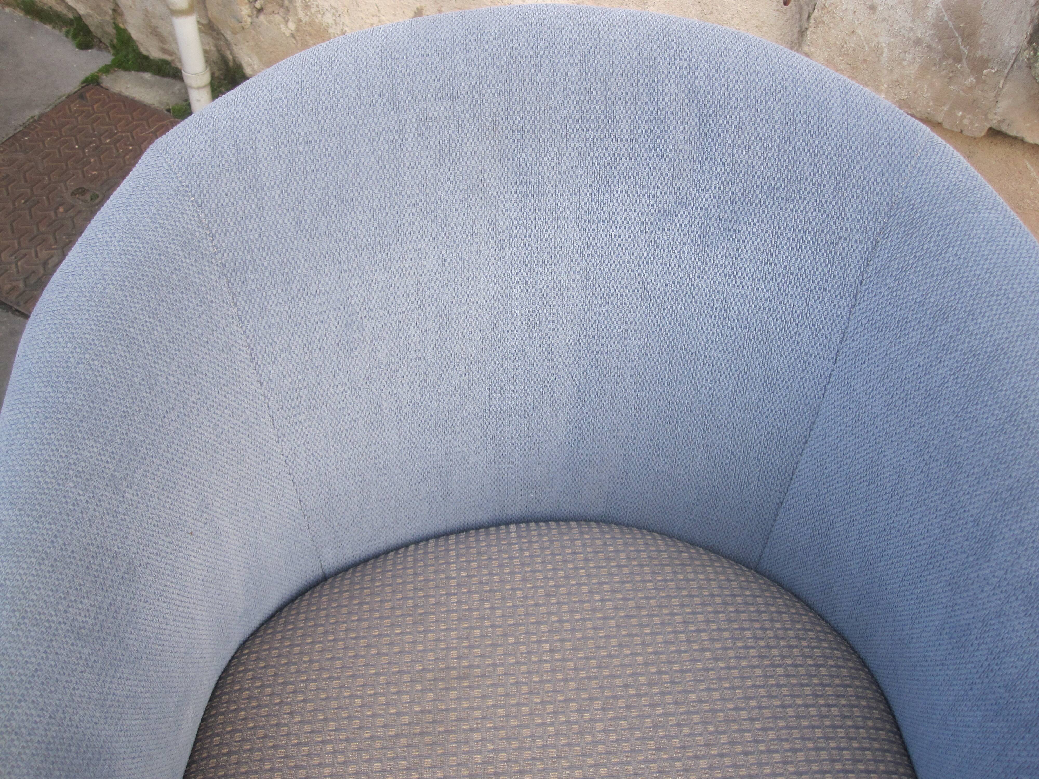 Pair of club style armchairs